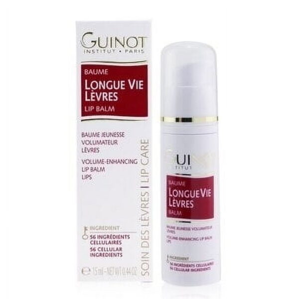 Guinot Longue Vie Anti-Wrinkle Volumizing Lip Balm, Gentle Lip-Beauty Treatment, 15ml/0.5oz - Walmart.com