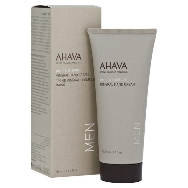 Ahava, Men Time To Energize Mineral, Hydrating, Hand Cream, 100 ml