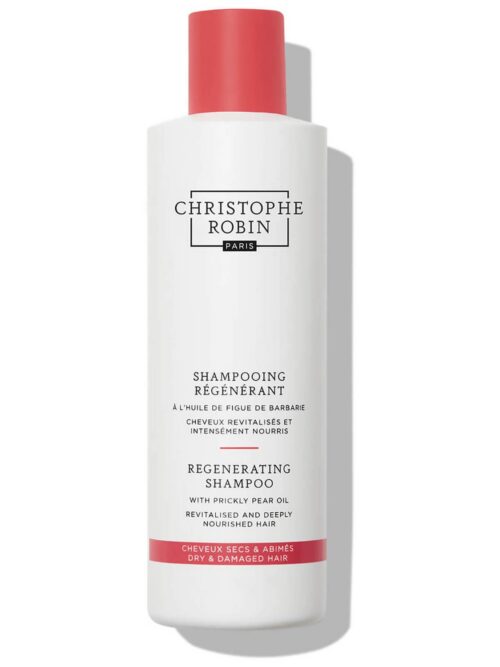 Christophe Robin, Regenerating, Prickly Pear Oil, Hair Shampoo, 250 ml