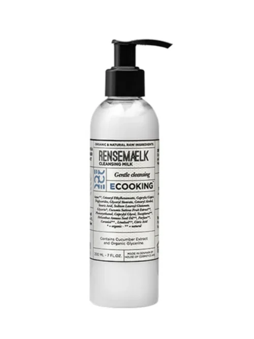 Ecooking, RenseMaelk, Cleansing & Hydrating, Cleansing Milk, For Face, 200 ml