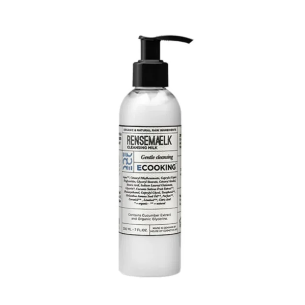 Ecooking, RenseMaelk, Cleansing & Hydrating, Cleansing Milk, For Face, 200 ml