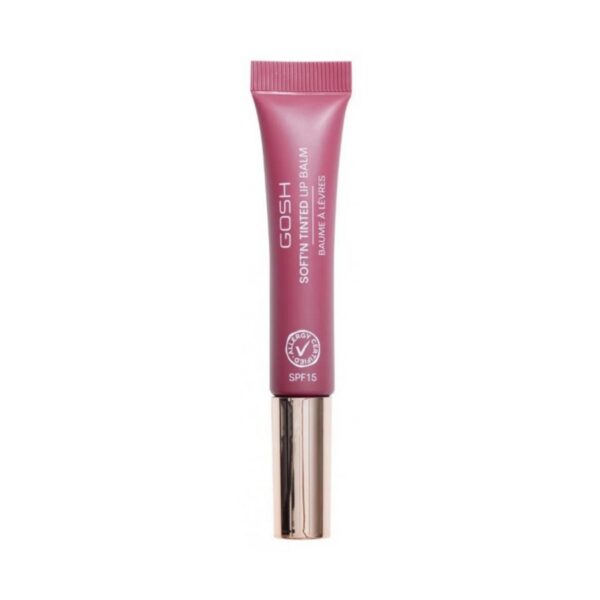 gosh-soft-n-tinted-334508-2.jpg Gosh, Soft'n Tinted, Vegan, Hydrates, Lip Balm, 006, Berry, SPF 15, 8 ml
