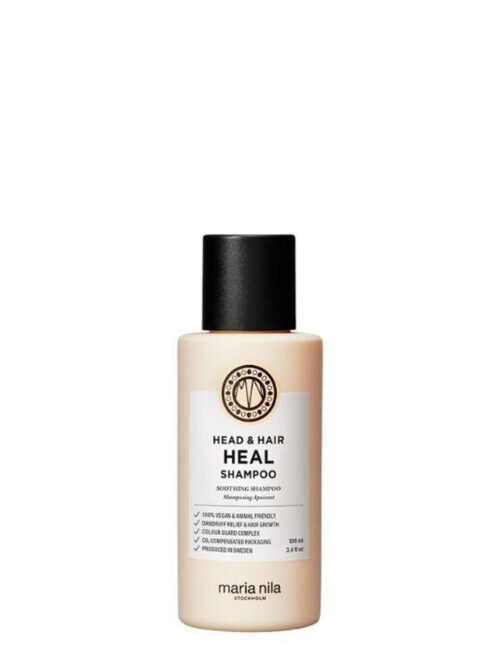 Maria Nila, Head & Hair Heal, Aloe Vera Extract, Hair Shampoo, Invigorating & Soothing, 100 ml