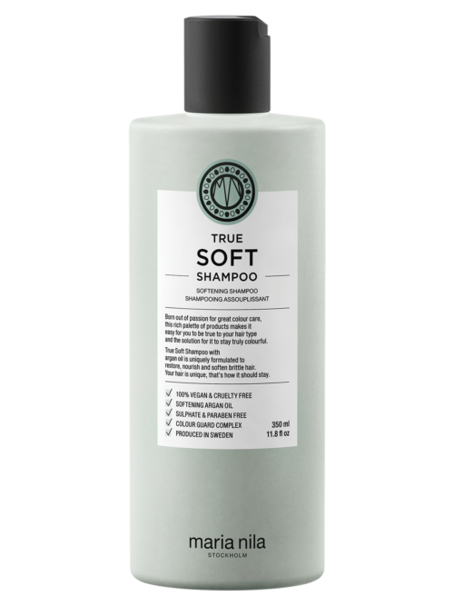 maria-nila-true-soft-cruelty-free-hair-shampoo-for-hydration-350-ml-1678451130.png Maria Nila, True Soft, Cruelty Free, Hair Shampoo, For Hydration, 350 ml