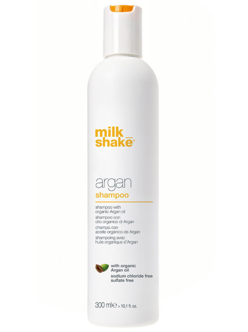 milk-shake-argan-hair-shampoo-for-repairing-300-ml-0-8032274051985-1672245597.jpg Milk Shake, Argan, Sulfates-Free, Hair Shampoo, For Moisturizing, 300 ml