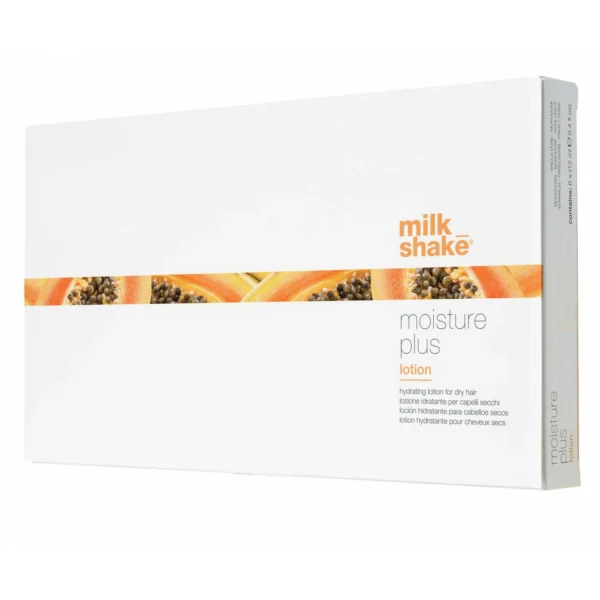 Set, Milk Shake, Moisture Plus, Paraben-Free, Hair Lotion Treatment, For Hydration, 6 pcs, 12 ml