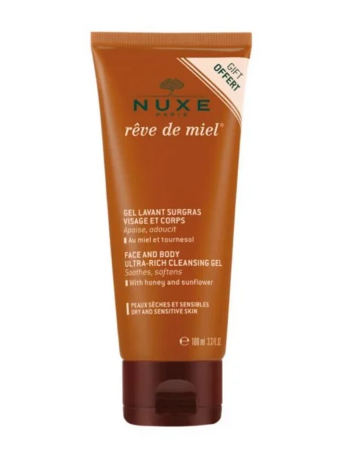 Nuxe, Reve de Miel Ultra Rich, Cleansing Gel, For Face, 100 ml