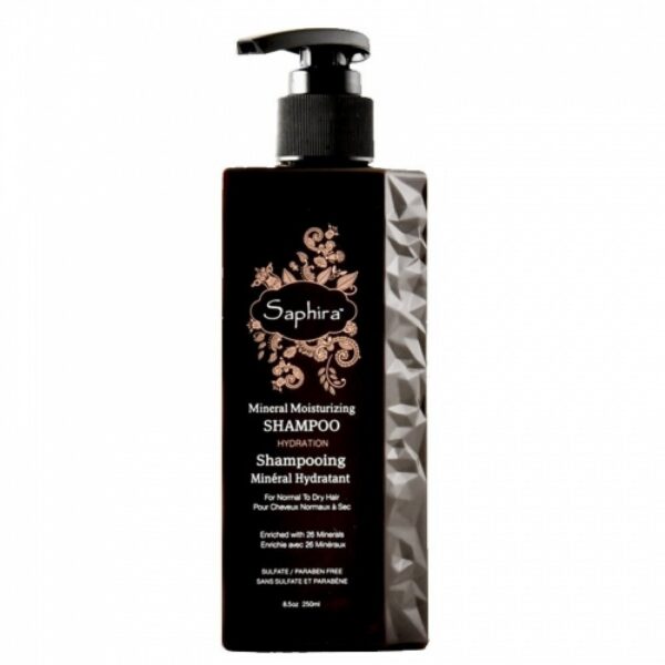 Saphira, Mineral, Hair Shampoo, For Moisturizing, 250 ml