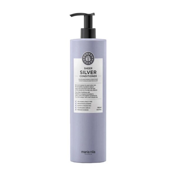 Maria Nila, Sheer Silver, Paraben-Free, Hair Conditioner, Moisturizing, 1000 ml