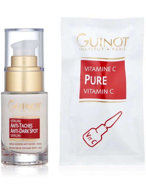 Set Guinot: Anti-Taches, Anti-Dark Spots, Serum, For Face, 23.5 ml + Pure, Vitamin C, Serum, For Face, 1.5 ml