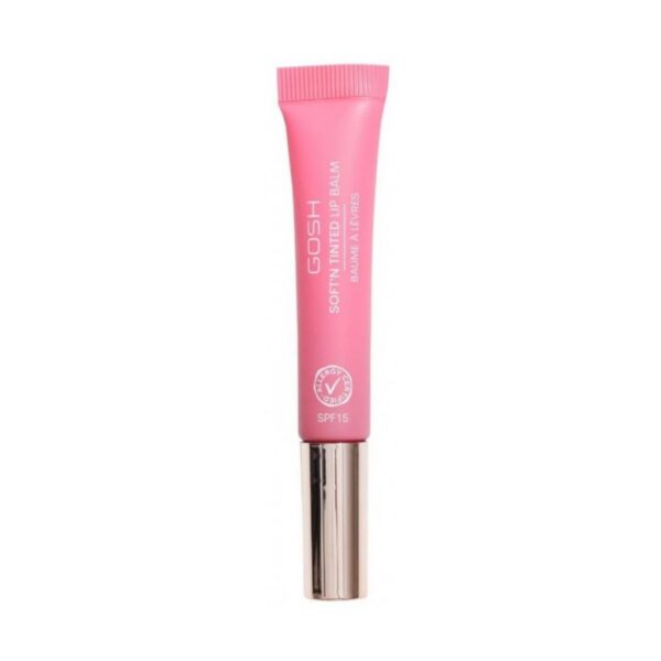 Gosh, Soft'n Clear, Vegan, High-shine, Lip Balm, 005, Pink Rose, SPF 15, 8 ml